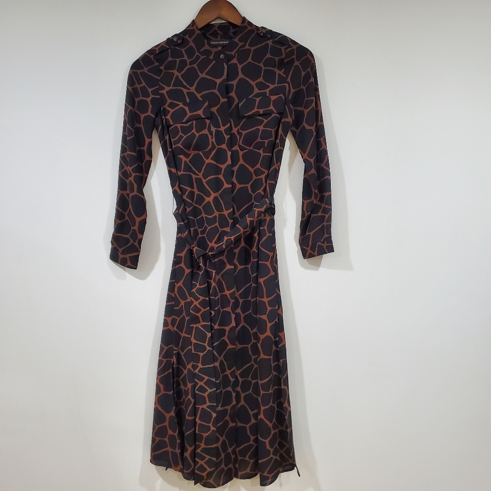 Banana Republic Maxi Shirt Dress Women's Size 0P - Picture 2 of 13